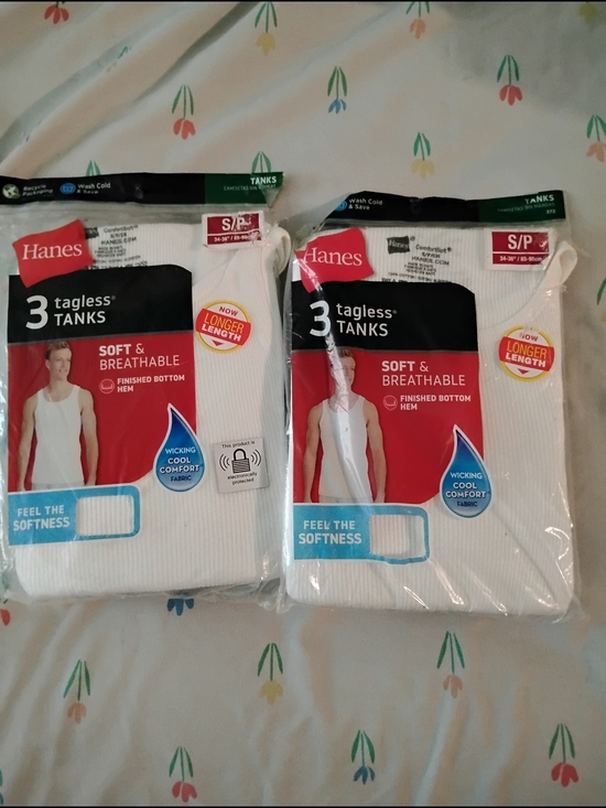 Hanes Other - Hanes White Tagless Tank Tops 3-Pack